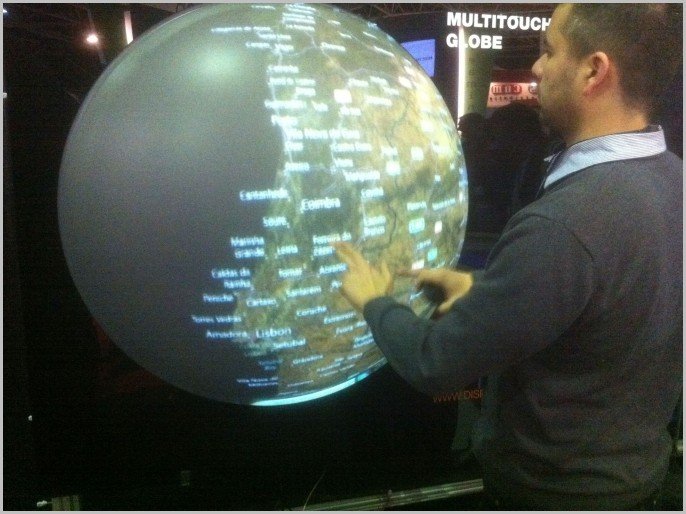 Table interactive multitouch