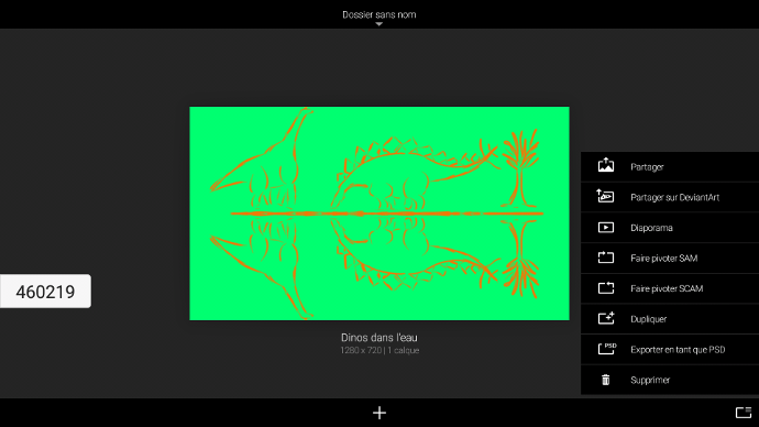Retrouvez votre visuel dans votre bibliothèque virtuelle sur un écran interactif tactile