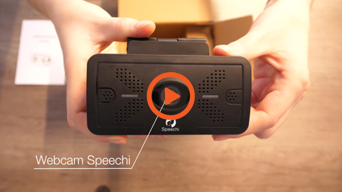La vidéo in the box de la nouvelle webcam Speechi