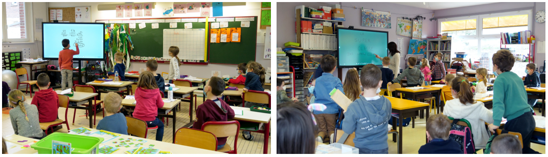 digitaliser l'école élémentaire avec un écran interactif