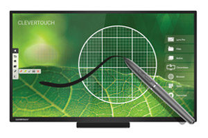 écran tactile capacitif et infrarouge haut de gamme professionnel CleverTouch E-Cap