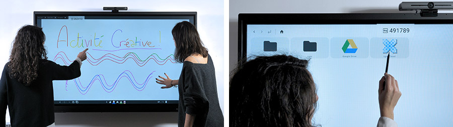 sauvegardez vos présentations Lynx Whiteboard sur le Cloud avec l'écran interactif Clevertouch