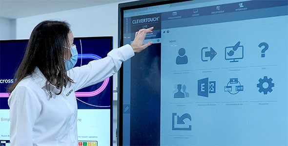 clevertouch live Gerez tablettes live Rooms